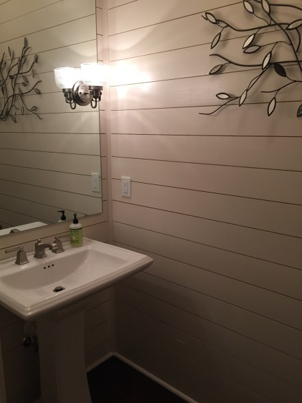 I want to paint it, but Nathan doesn't want to. I am giving in. . . for now.